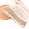 Retro handcrafted linen lace webbing wedding party decorations DIY handcrafted webbing lace trim Item Picture